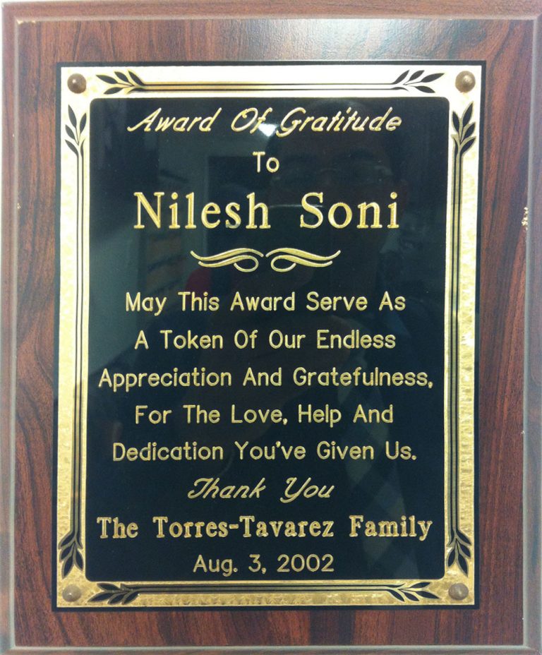 Patient appreciation letter