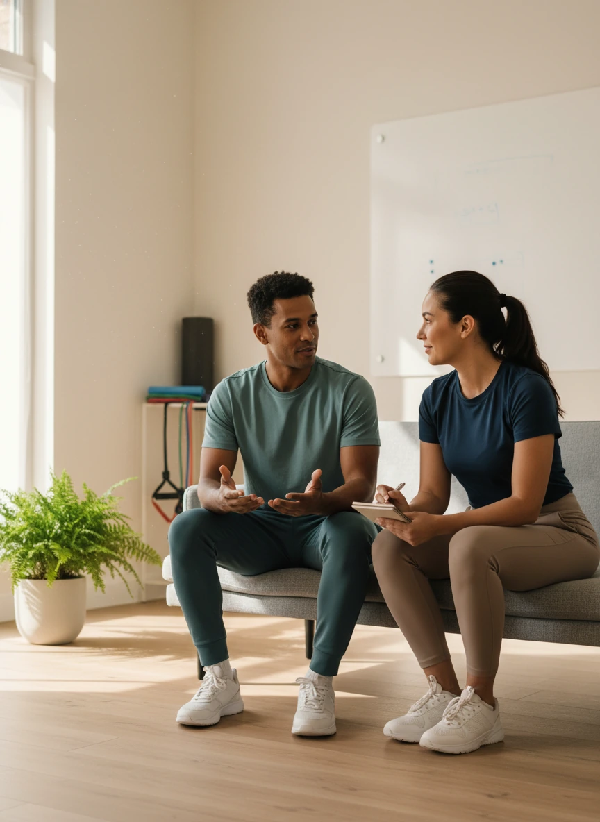 Dynamic Physical Therapy clinician performing work injury rehabilitation in Queens Long Island