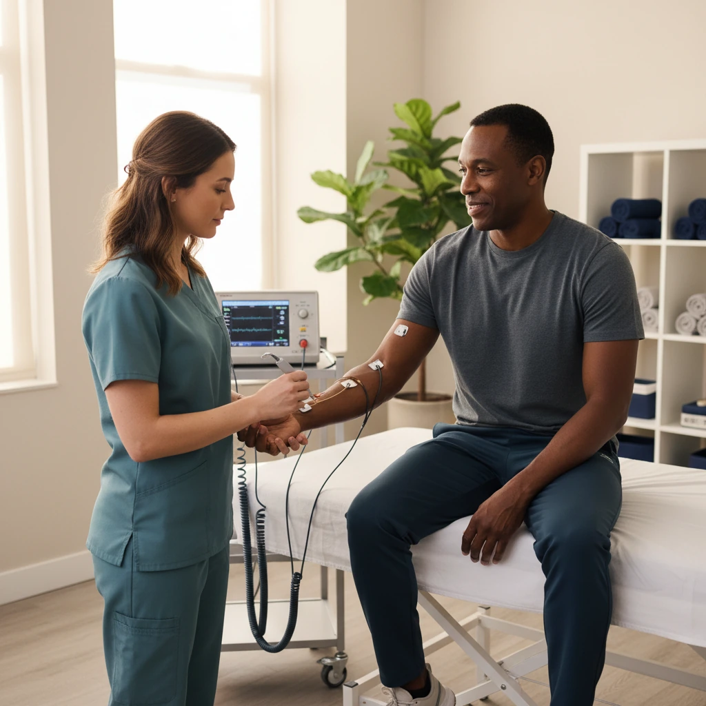 Nerve conduction study EMG electrodiagnostic testing Dynamic Physical Therapy