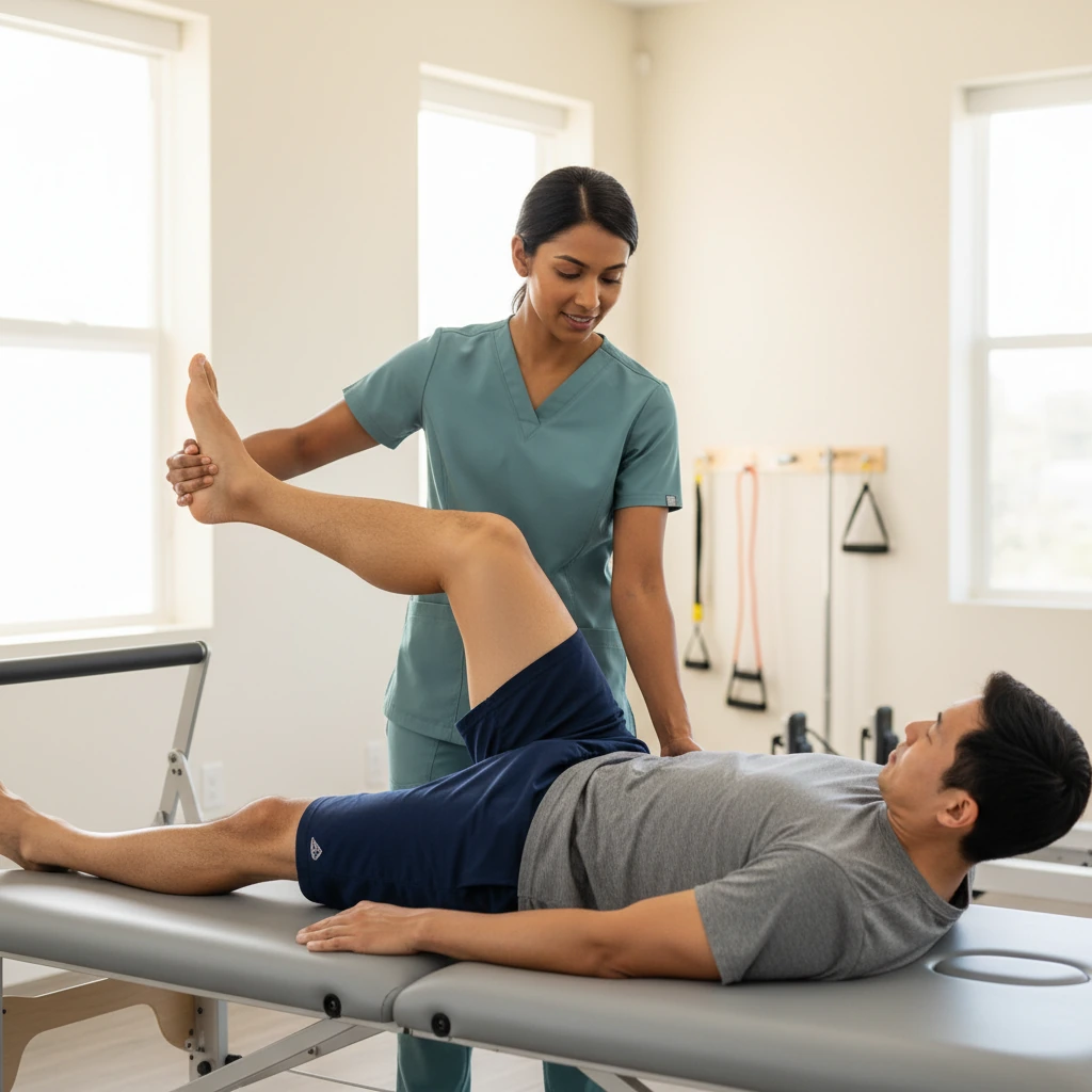 One-on-one physical therapy at Dynamic Physical Therapy Flushing