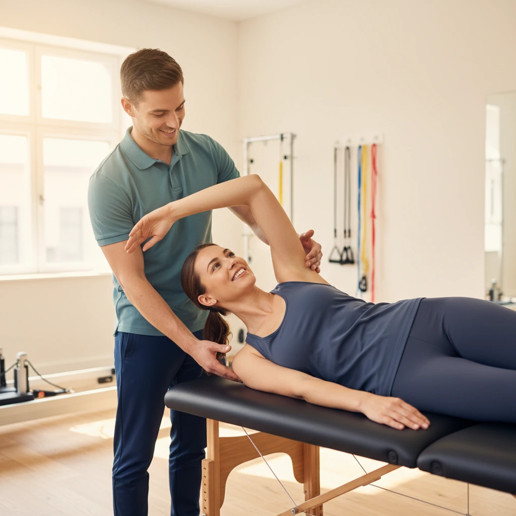 One-on-one physical therapy at Dynamic Physical Therapy Flushing