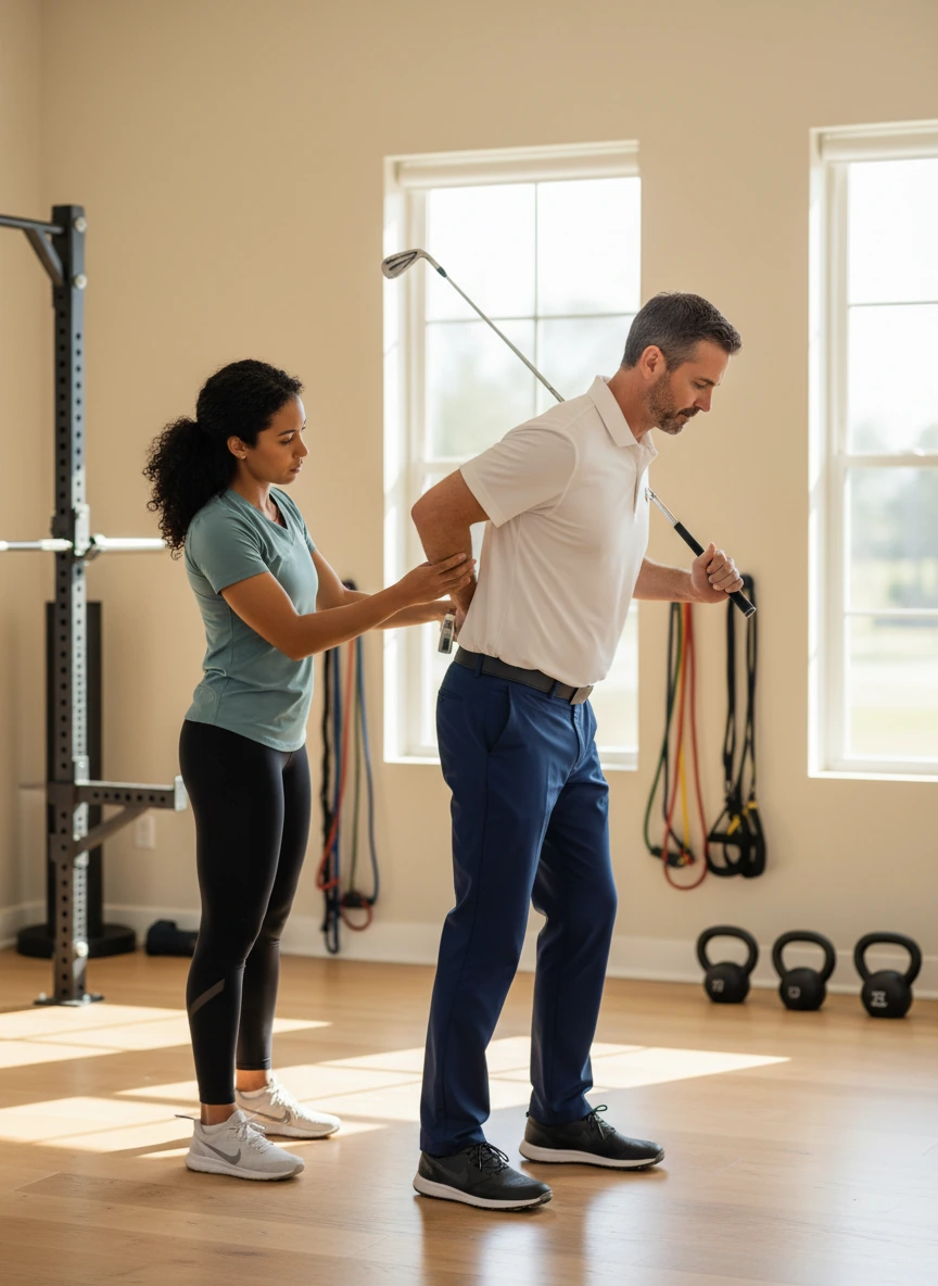 Golf injury assessment and rehabilitation Dynamic Physical Therapy Queens Long Island