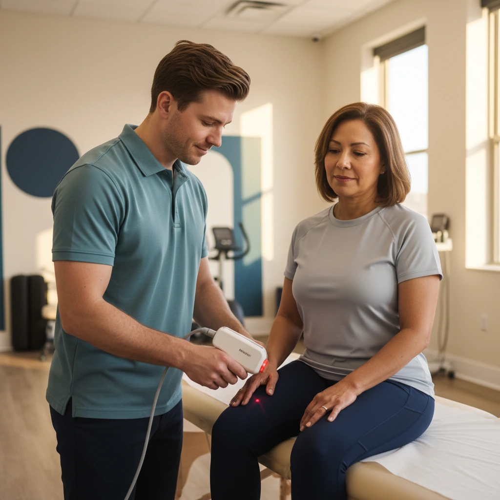 Laser therapy photobiomodulation at Dynamic Physical Therapy Queens Long Island