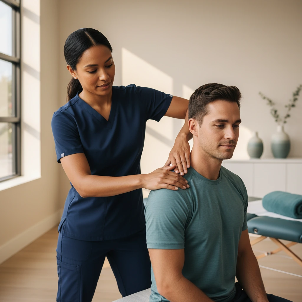 Myofascial release treatment at Dynamic Physical Therapy Queens Long Island