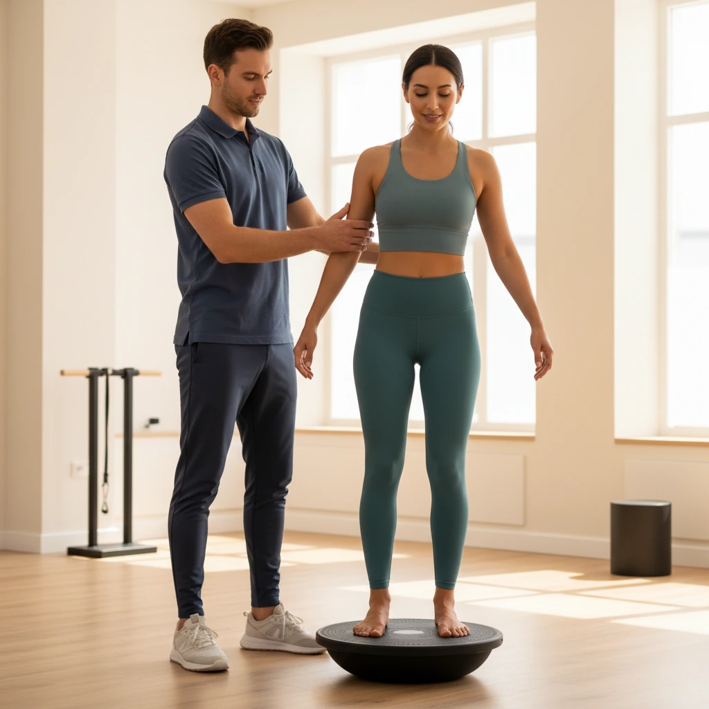 Proprioception balance and stability testing at Dynamic Physical Therapy Queens Long Island