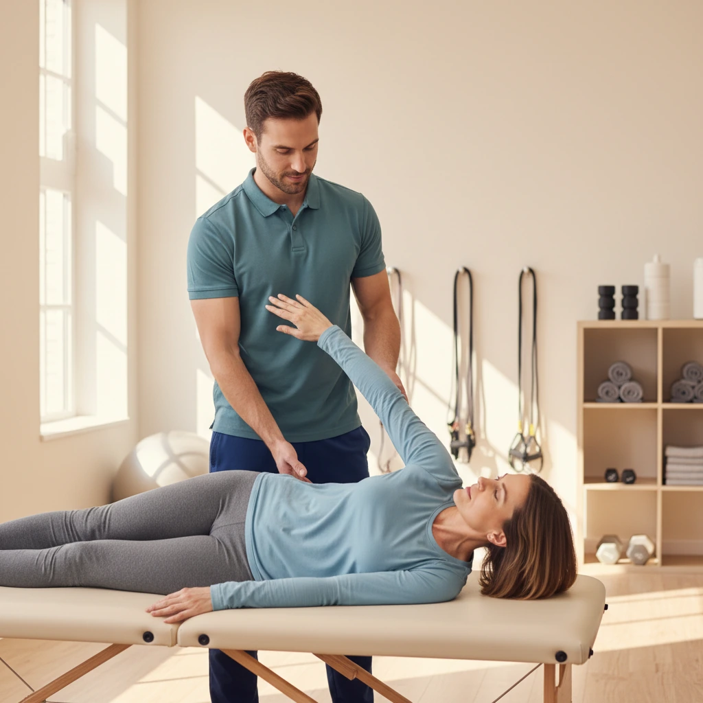 One-on-one physical therapy at Dynamic Physical Therapy Flushing