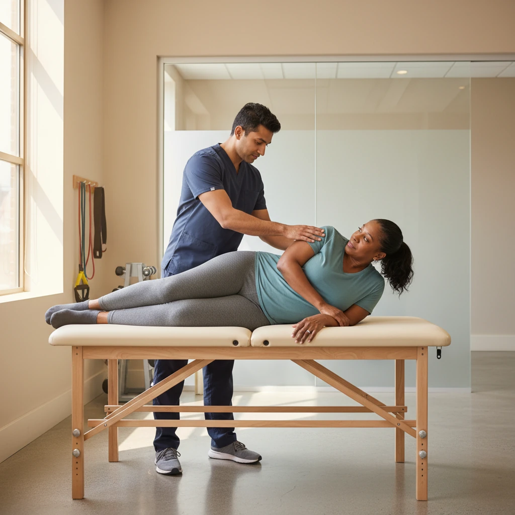One-on-one physical therapy at Dynamic Physical Therapy Flushing