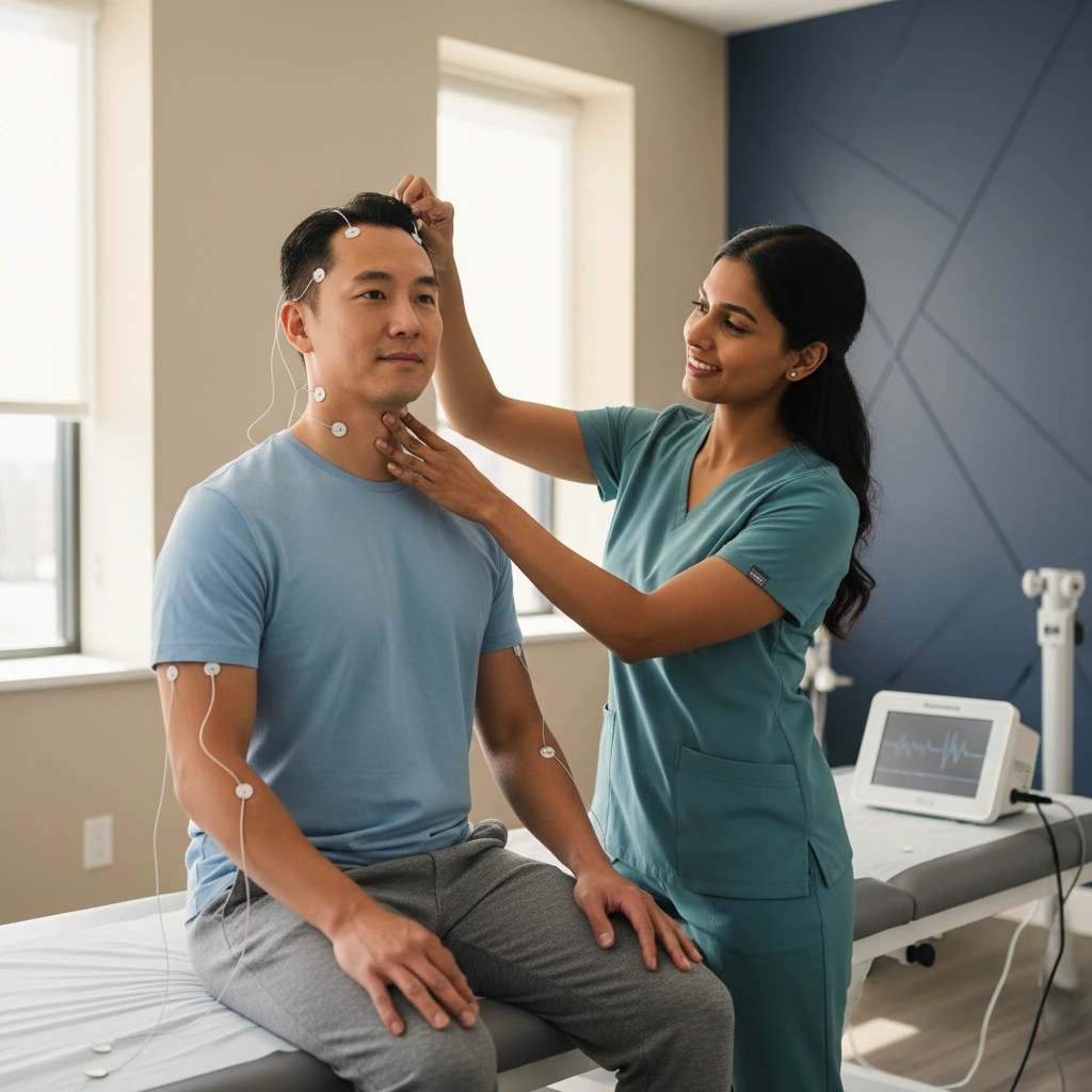 Evoked potential SSEP VEP BAER testing at Dynamic Physical Therapy Queens Long Island